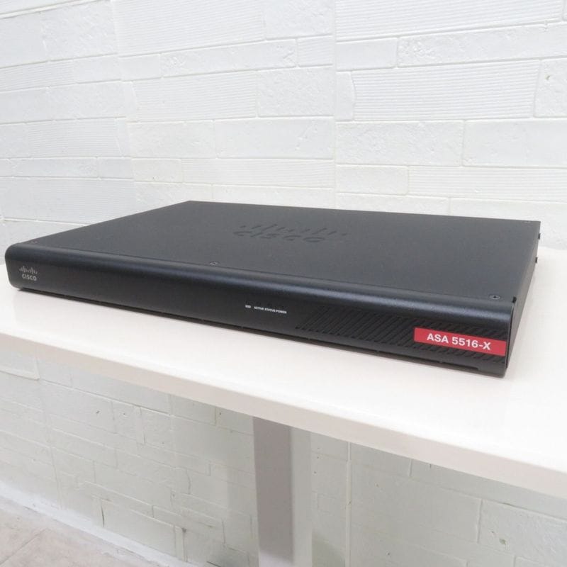 【SALE】Cisco ファイアウォールアプライアンス ASA 5516-X ブラック 統合型セキュリティ YH17655 中古 配送サイズ100