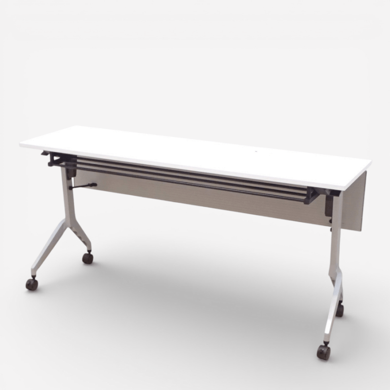 【SALE】ウチダ Paragraph パラグラフ サイドスタックテーブル フォールディングテーブル ホワイト YH18734 中古 配送サイズ300