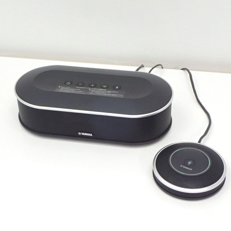 YAMAHA ヤマハ マイクスピーカーシステム YVC-1000 スピーカー マイク Web会議 ビデオ会議 セミナー 講演 OA機器 KK18675 中古オフィス家電 配送サイズ100