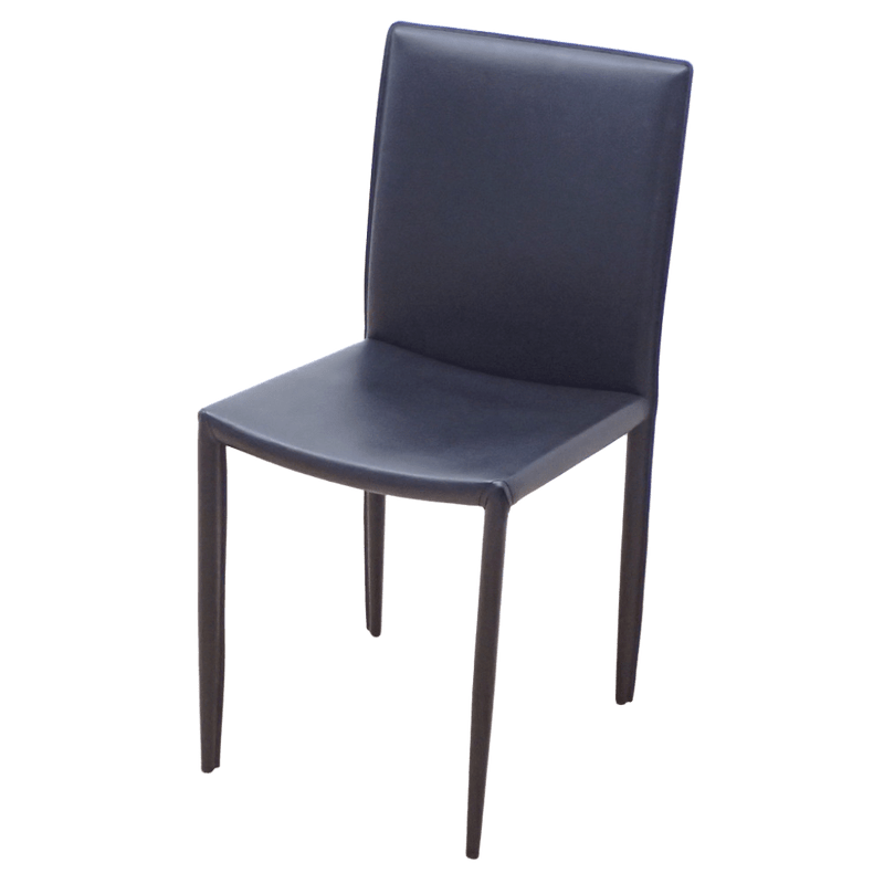 【SALE】ミーティングチェア ブラック ダイニングチェア レザー調 EG18761 中古 配送サイズ220