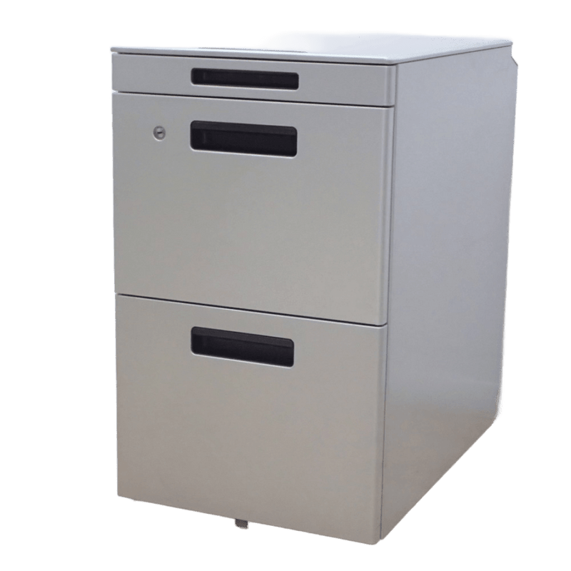 コクヨ KOKUYO iSデスクシステム 3段ワゴン SD-GT46T3SAWN ホワイト