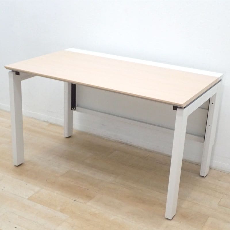 イナバ フレイ FRL-ダクト 平デスク ナチュラル/ホワイト 幅1200 EG18787 中古 配送サイズ300