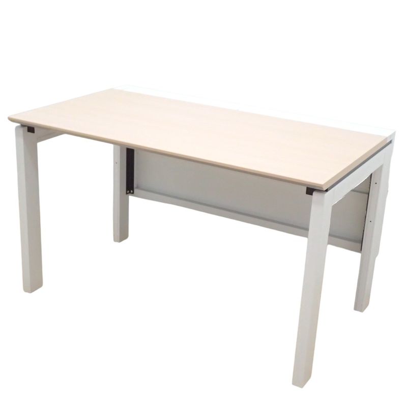 イナバ フレイ FRL-ダクト 平デスク ナチュラル/ホワイト 幅1200 EG18787 中古 配送サイズ300