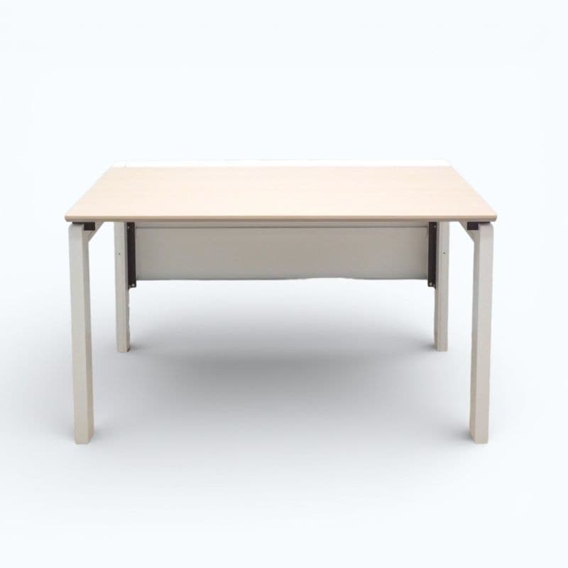 【中古】イナバ フレイ FRL-ダクト 平机 ナチュラル/ホワイト W1200×D730 オフィスデスク 事務机 EG18787 中古オフィス家具