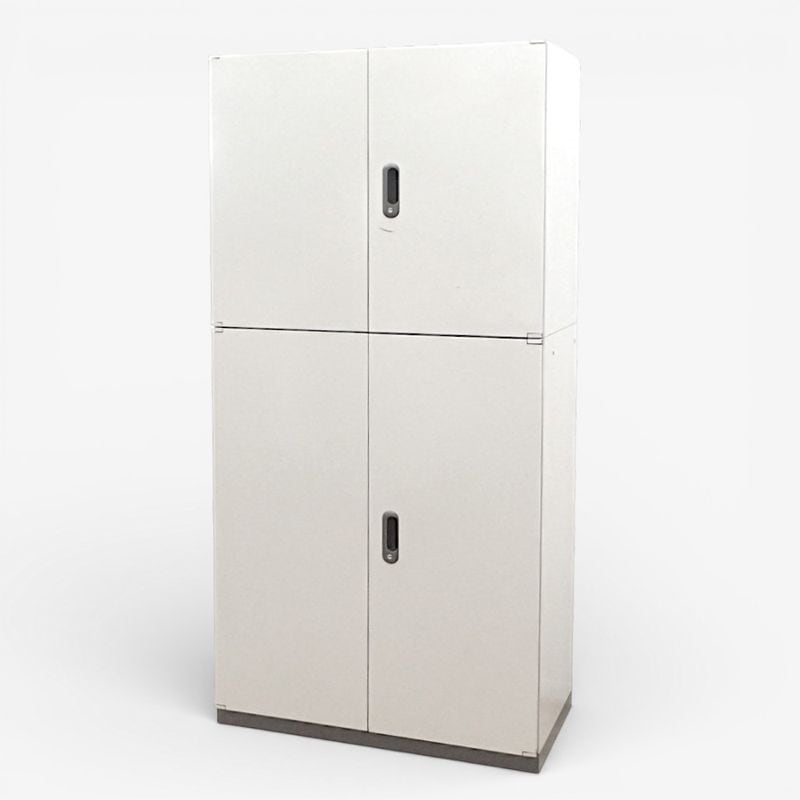 プラス LINX LX-5 L5-70A/L5-105A 上下書庫 両開き書庫 エルグレー 幅900 EG18800 中古 配送サイズ300×2