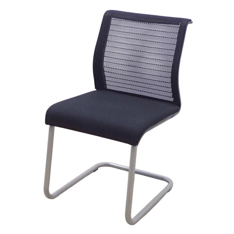 【SALE】Steelcase シンク THK-43201 ミーティングチェア ブラック メッシュ EG18789 中古 配送サイズ220
