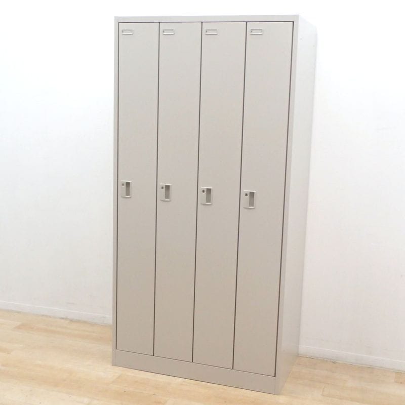 オカムラ 4人用ロッカー 4574FZ-Z13 ニューグレー 個人ロッカー KK18788 EG18788 中古 配送サイズ350