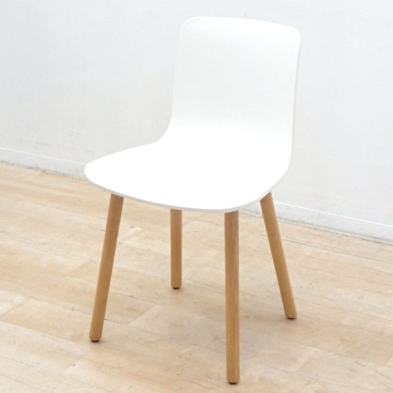 ヴィトラ ハルウッド ジャスパー・モリソン ミーティングチェア ホワイト KK18869 EG18869 中古 配送サイズ180 家財おまかせ便