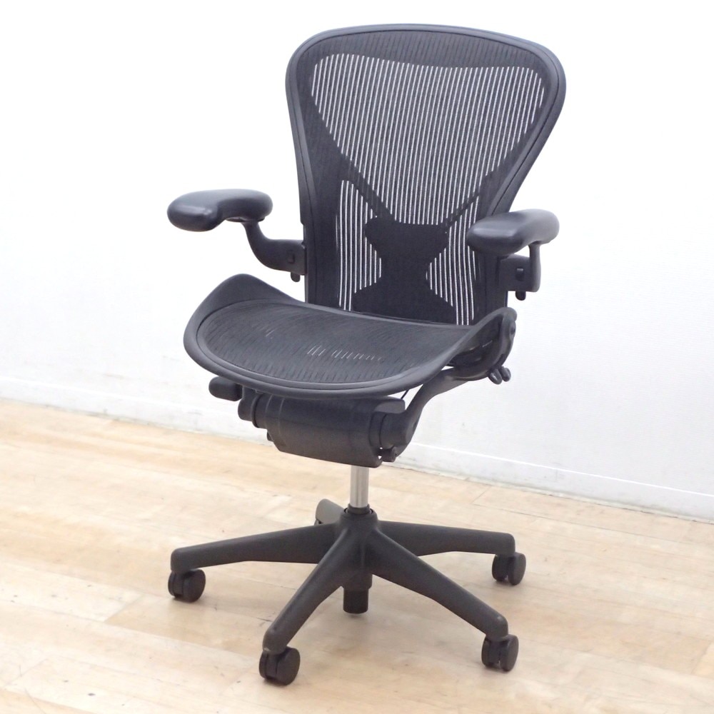 アーロンチェア　フル装備　タキシードメッシュ　Bサイズ　ポスチャーフィット アーロンチェア フル装備 タキシードメッシュ Bサイズ ポスチャー