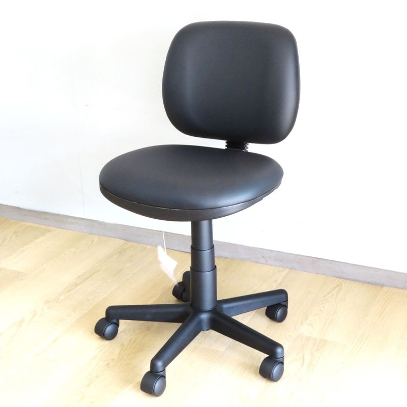 サンワサプライ 肘無しオフィスチェア SNC-A1 ブルー ネイビー