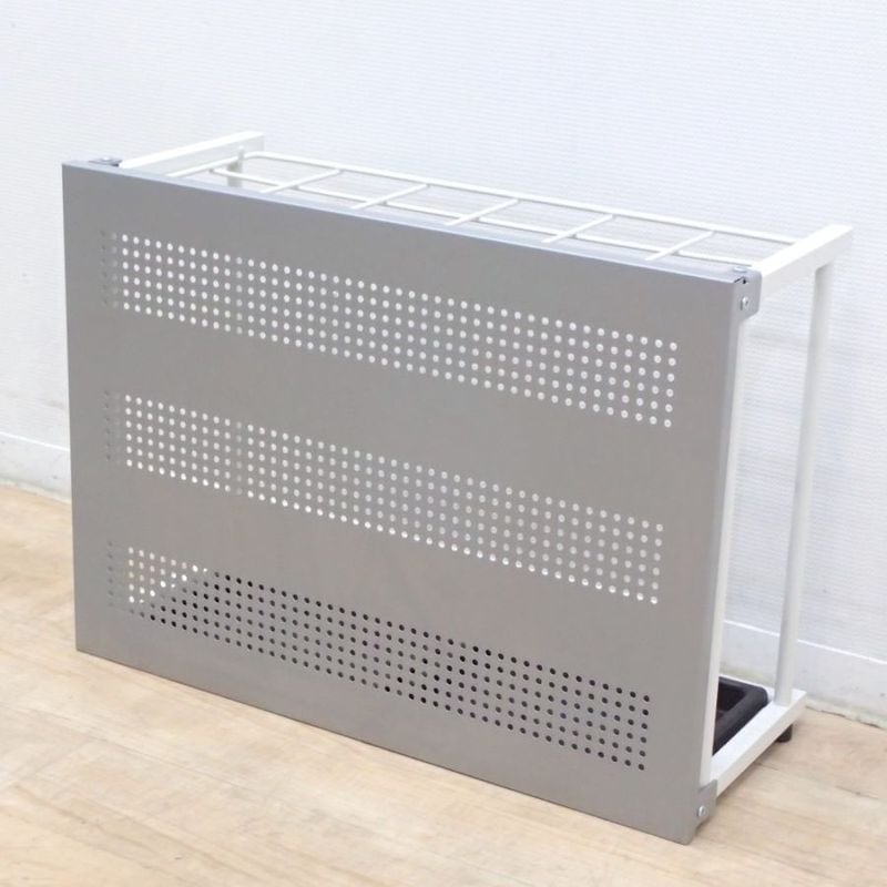 オフィスコム 傘立て 18本収納 ホワイト EG19015 中古 配送サイズ140