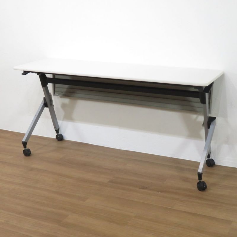 イトーキ スタッキングテーブル HX THXP-154X-W9 ホワイト 中古 AG YH 19039 配送サイズ300