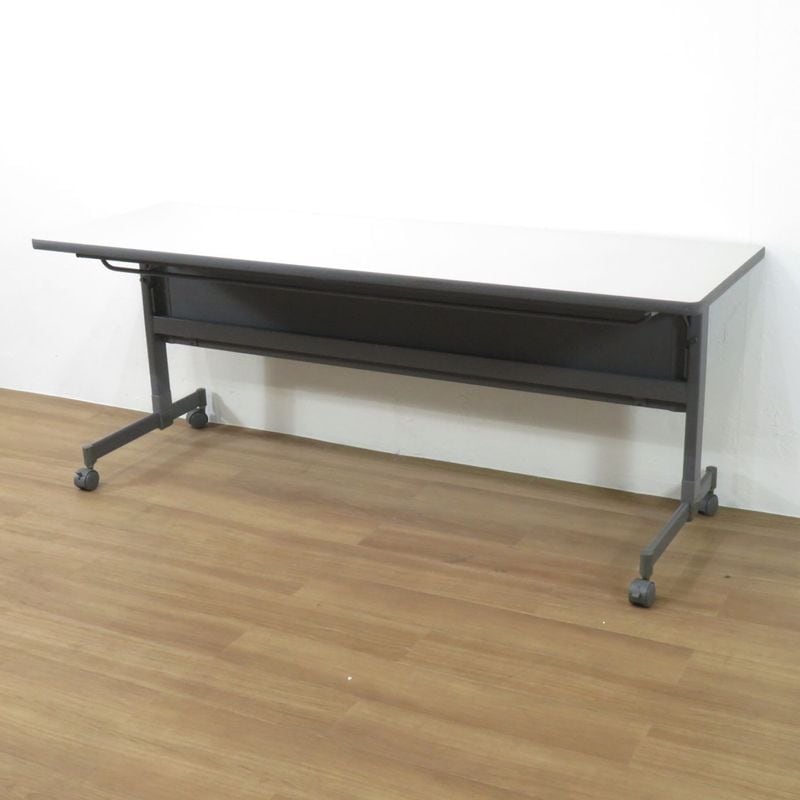 コクヨ サイドスタックテーブル KTT-S601F1 ニューグレー W1800 D600 長机 フォールディング  会議机 中古 YH AG19139 配送サイズ350