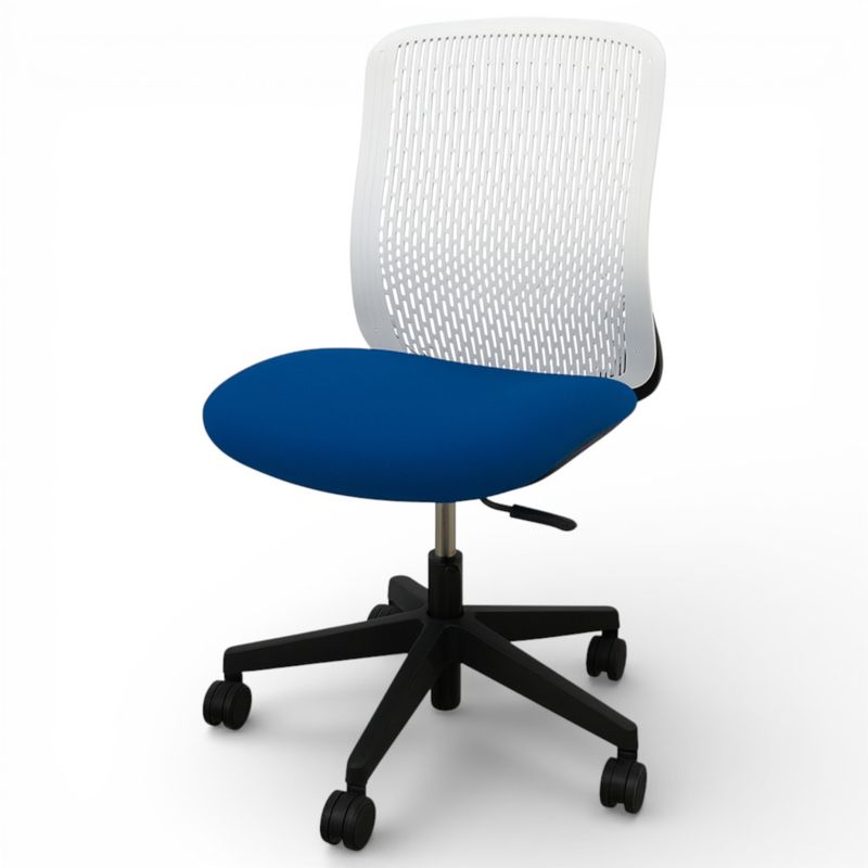 プラス トライ KC-TR-SE 肘無オフィスチェア ブルー ハイバックチェア  AG19006-1 中古 配送サイズ240