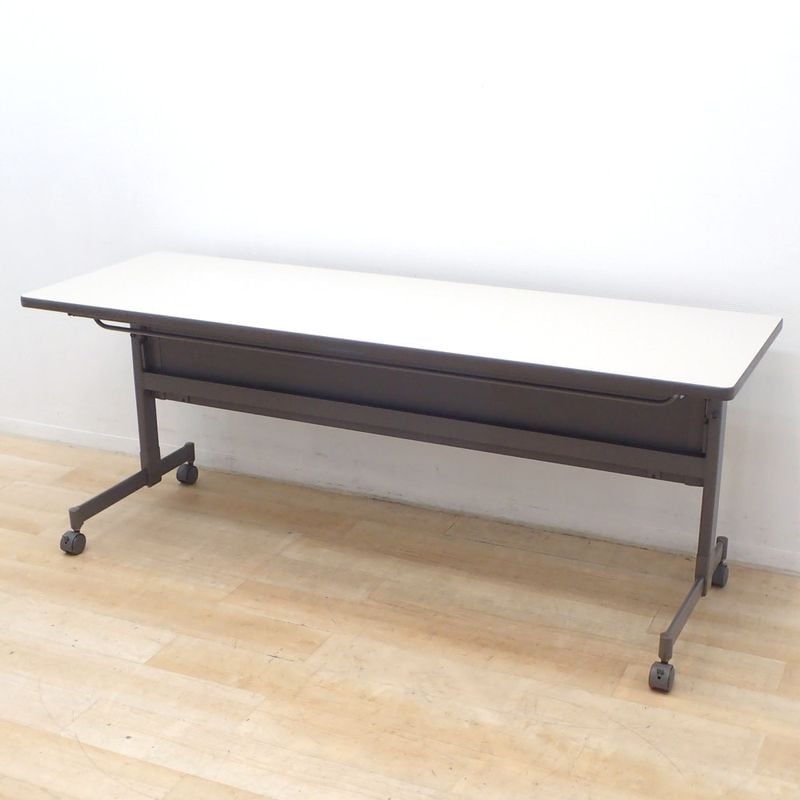 コクヨ スタックテーブル KTT-S601F1 グレー W1800 網棚 幕板 KK19153 中古 配送サイズ350