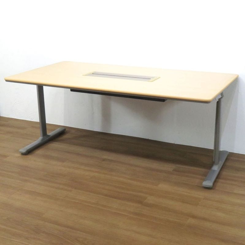 okamura オカムラ ミーティングテーブル 81943D 0734 木目 ナチュラル W1800 D900 H720 大会議テーブル  AG19126 中古オフィス家具 配送サイズ400