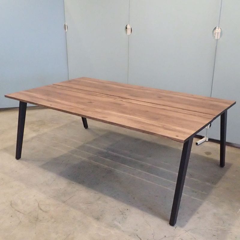 ★横浜・川崎・23区内は配送費サービス★ コクヨ センティア フリーアドレスデスク ブラウン W2000  KK16893 直接引取も可 中古 