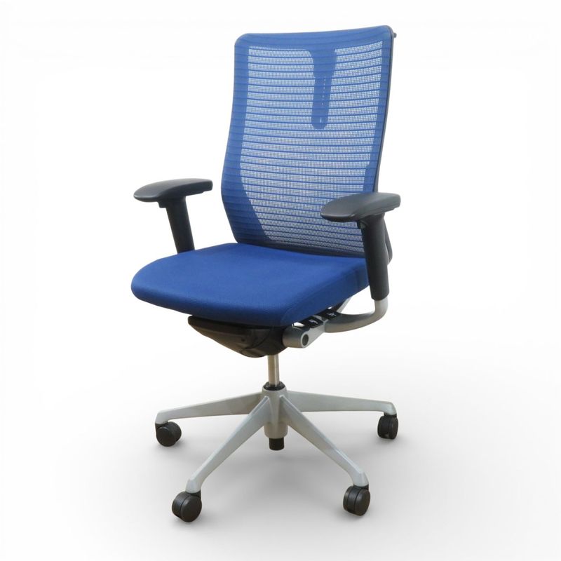 中古】INOUE オフィスチェア LUX-39 ブラック 肘付き ヘッドレスト