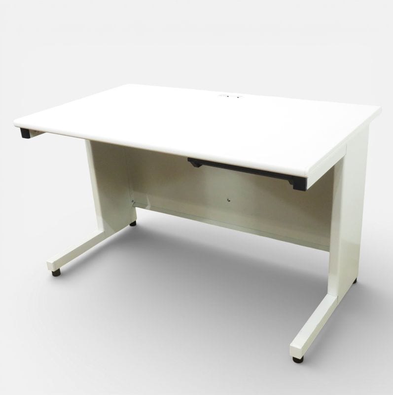 【SALE】プラス フラットライン  SP-T127 平デスク ホワイト W1200 事務机 オフィスデスク 中古 AG19259-1  配送サイズ300