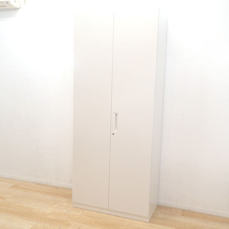 コクヨ エディア BWUH-SY89SAW 両開き書庫 ホワイト 鍵有 棚付 KK19074-1 中古 配送サイズ400