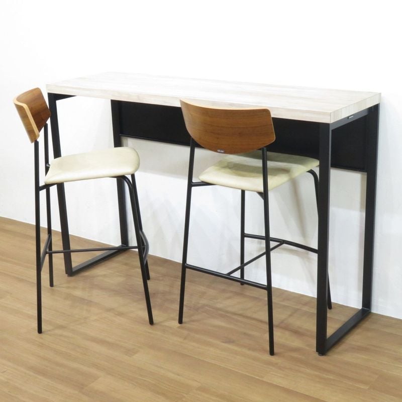 【カウンターテーブル・チェアセット】オカムラ ナチュラル カウンターテーブル オリバー ベージュ ハイカウンターチェア セット販売 AG19211・AG19212 中古