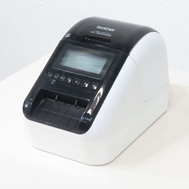 ブラザー QL-820NWB ブラック ラベルプリンター 配送サイズ100 AG18984 中古