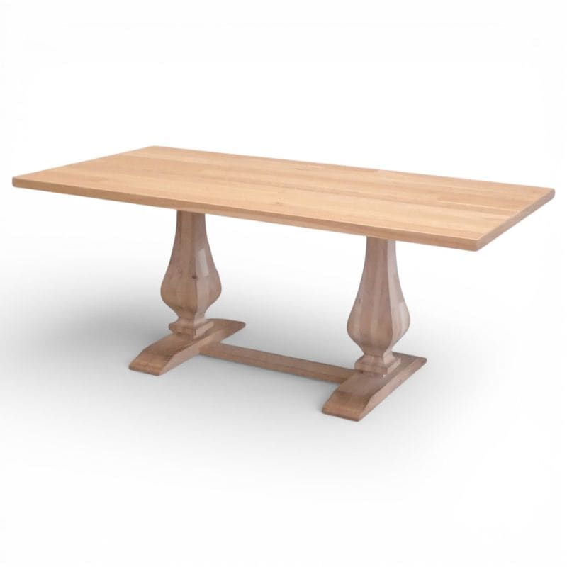 木製ミーティングテーブル W1810 D905 H730 ダイニングテーブル ナチュラル オーク材 W1810 KK19340 中古 配送サイズ350