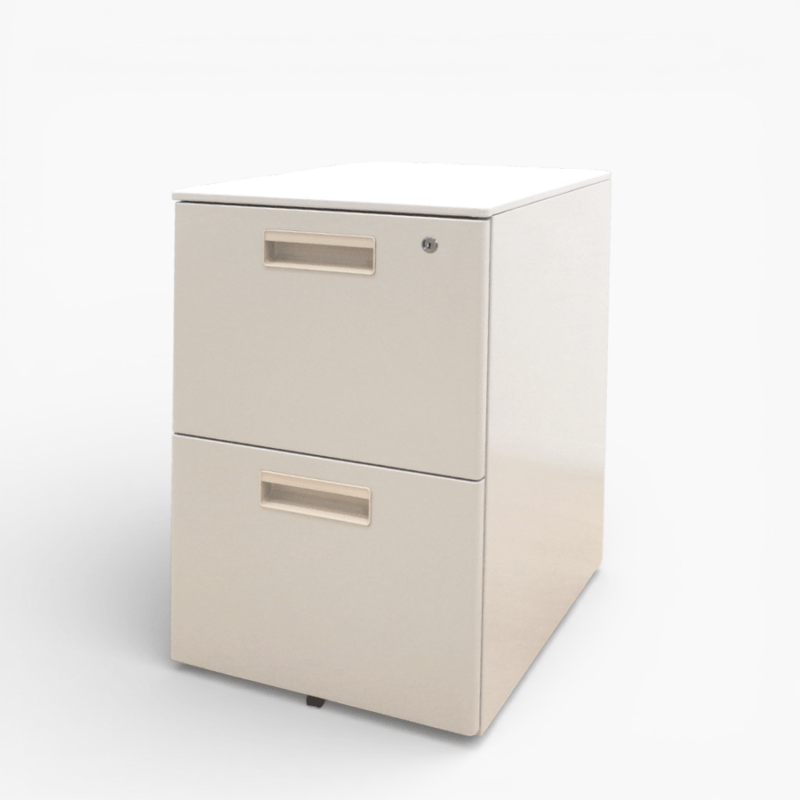 【SALE】ジョインテックス GT 2段デスクインワゴン ニューグレー サイドキャビネット 袖机 YH17975 中古 配送サイズ180