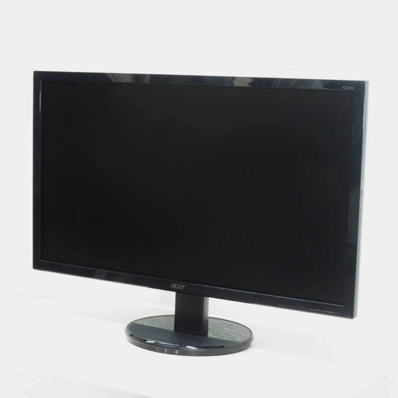 エイサー 24インチ ワイド液晶モニター K242HL ブラック フルHD ノングレア 省エネ設計 YH17835 中古 配送サイズ120