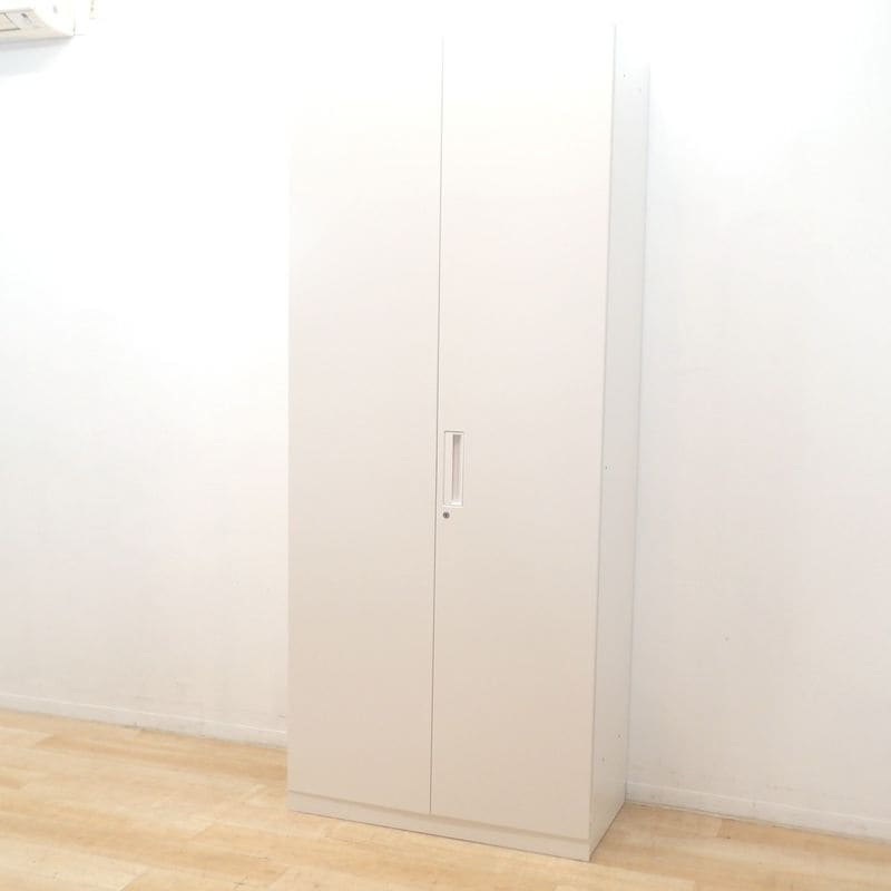 コクヨ エディア BWUH-S89SAWN MK 両開き書庫 ホワイト W900 D450 H2160 鍵無 KK19074 中古 配送サイズ400