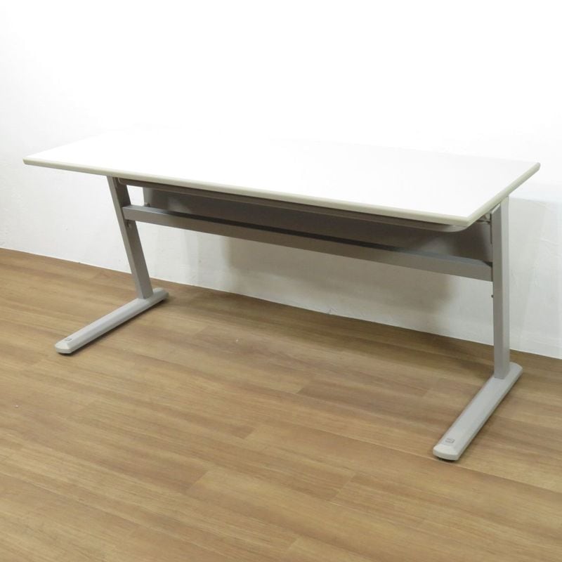 コクヨ KT-180シリーズ KT-S183  スタックテーブル グレー  サイドスタック W1500 D600 中古 AG YH19354 配送サイズ300