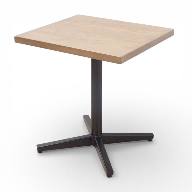 カフェテーブル ウッド 木目 W600 D550 H650 アジャスター付き EG19392 中古 配送サイズ220