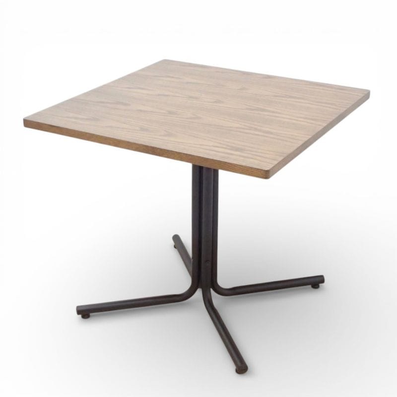 カフェテーブル ウッド 木目 W750 D750 アジャスター付き KK19393 EG19393 中古 配送サイズ240