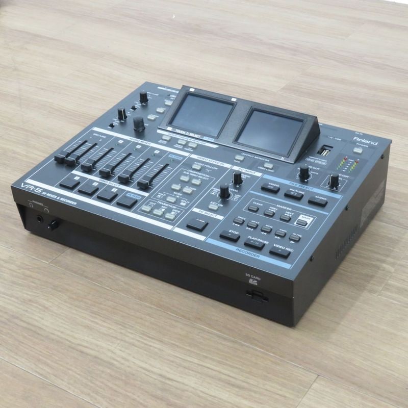ローランド AVミキサー&レコーダー VR-5 ブラック ミキサー 音響機器  スイッチャー 中古 AG19387-1 配送サイズ120