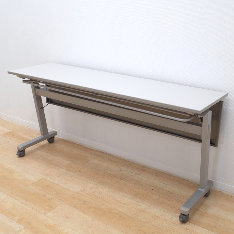 ウチダ スタックテーブル グレー 幅1500 EG19018 中古 配送サイズ300