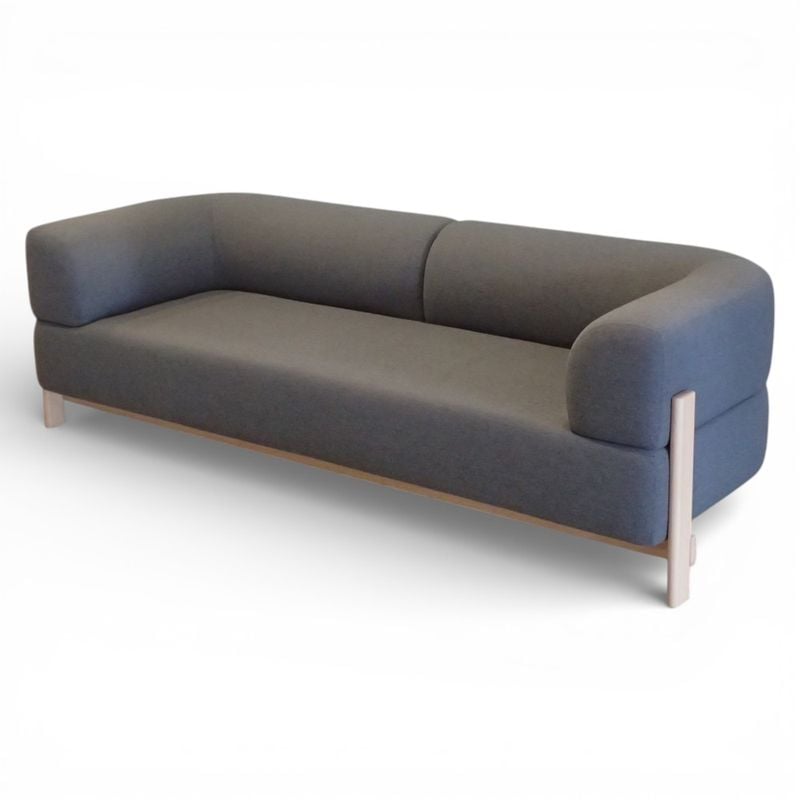 カリモク ニュースタンダード エレファントソファ 3シーター 3人掛けソファ グレー KK19510 EG19510 中古 配送サイズ400