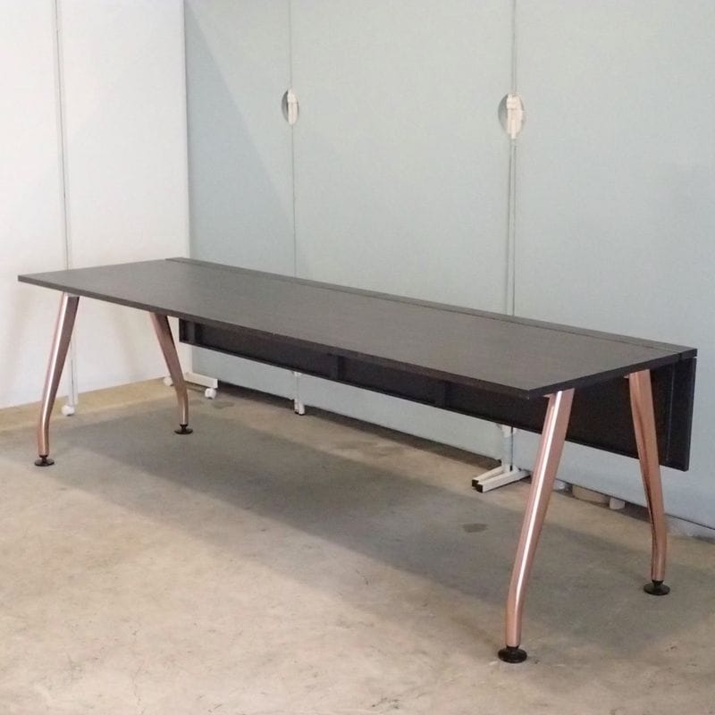 コクヨ センティア DSNT-AH2407-CAB2  大型会議テーブル ブラック  W2405 中古 EG19240 配送サイズ400 家財おまかせ便