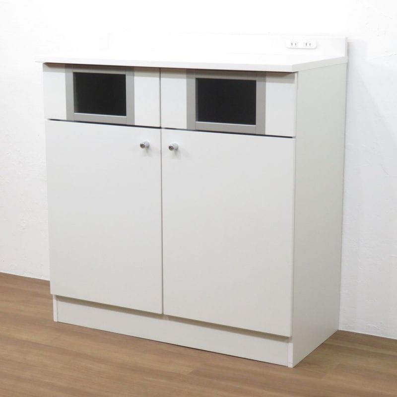 イトーキ トラッシュユニット HAK-9G9AWN-W9 ホワイト ダストボックス ごみ箱 オフィスアクセサリー YH19356 中古 配送サイズ250