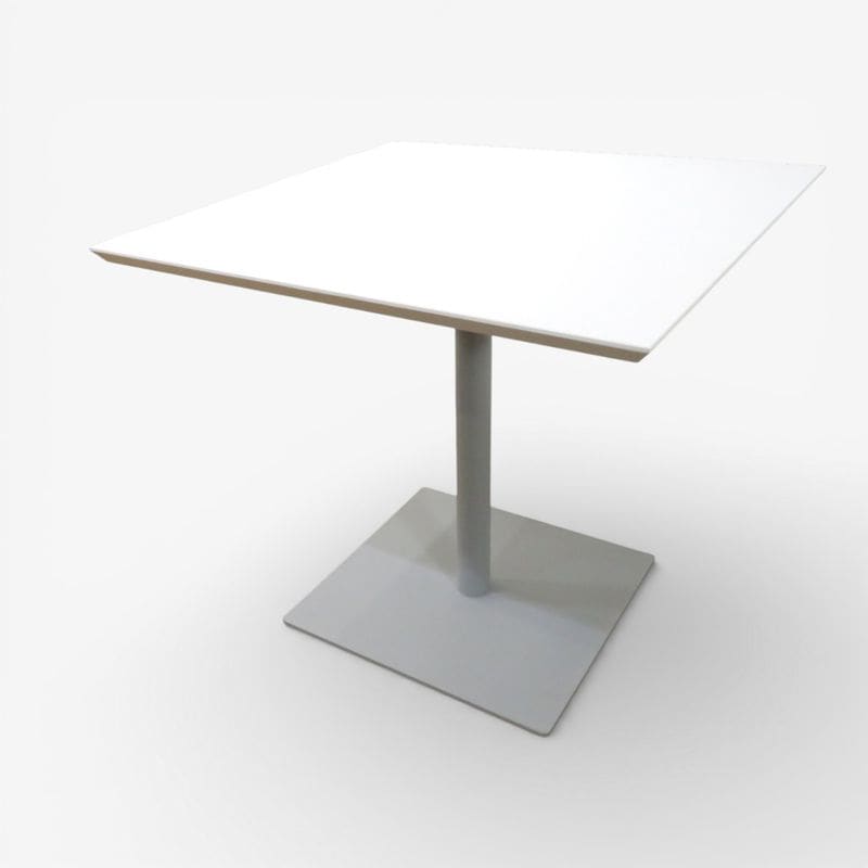 アールエフヤマカワ リフレッシュシリーズ  カフェテーブル RFRT-800SDM 多目的テーブル幅800 奥800 ホワイト AG19501 中古 配送サイズ250