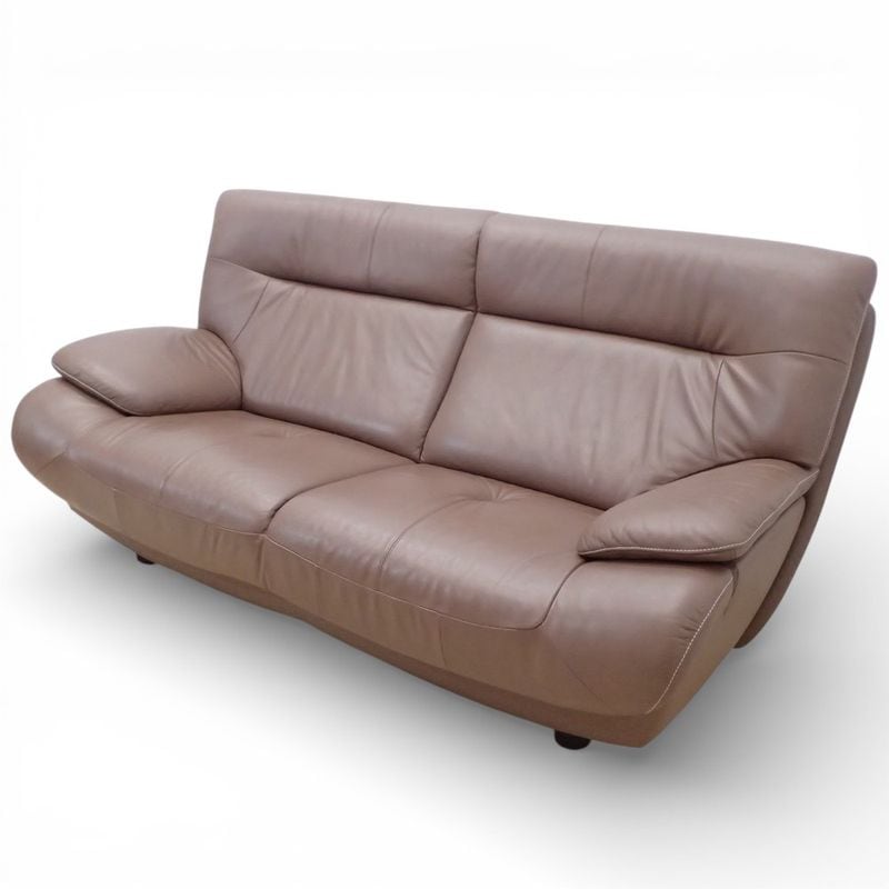 karimoku カリモク Chitano チターノ 2人掛けソファ 本革張り 中古