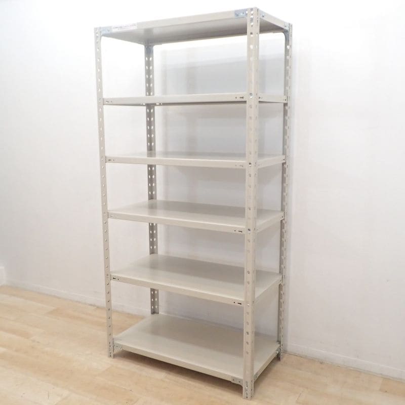 手渡し限定】 無印良品 4段スチールラック 木製棚 フレームグレー 中古 手渡し限定】 無印良品 4段スチールラック 木製棚 フレームグレー 中古