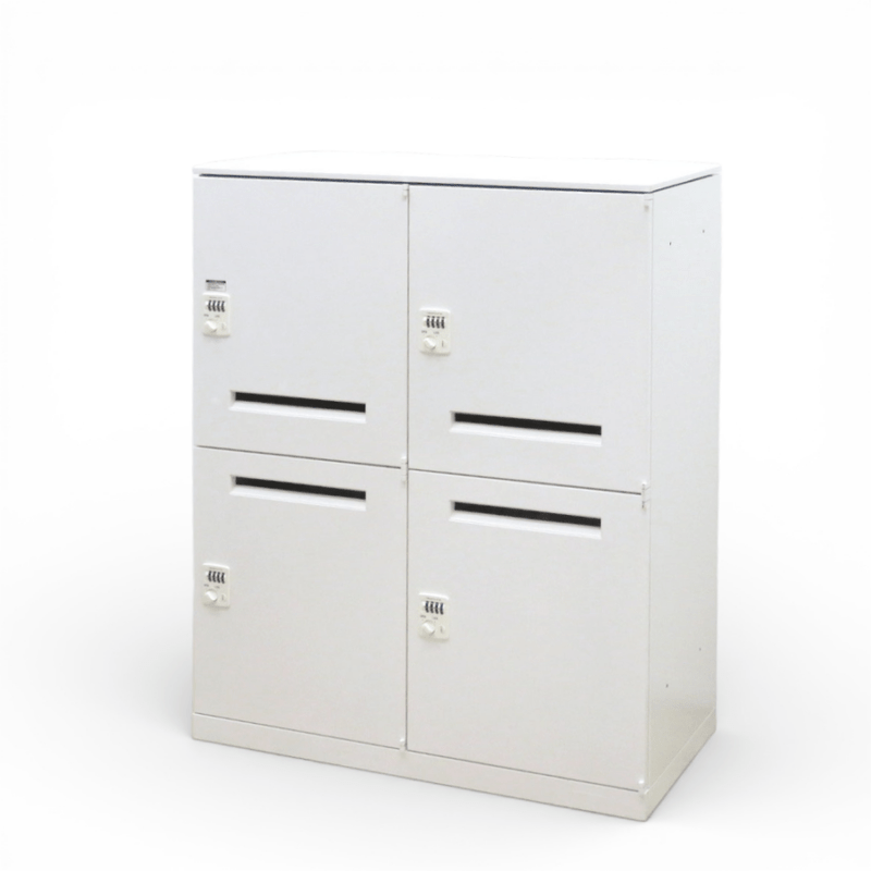 KOKUYO コクヨ 3人用ロッカー 鍵無 LK-3F1T グレー W900 D515 H1790