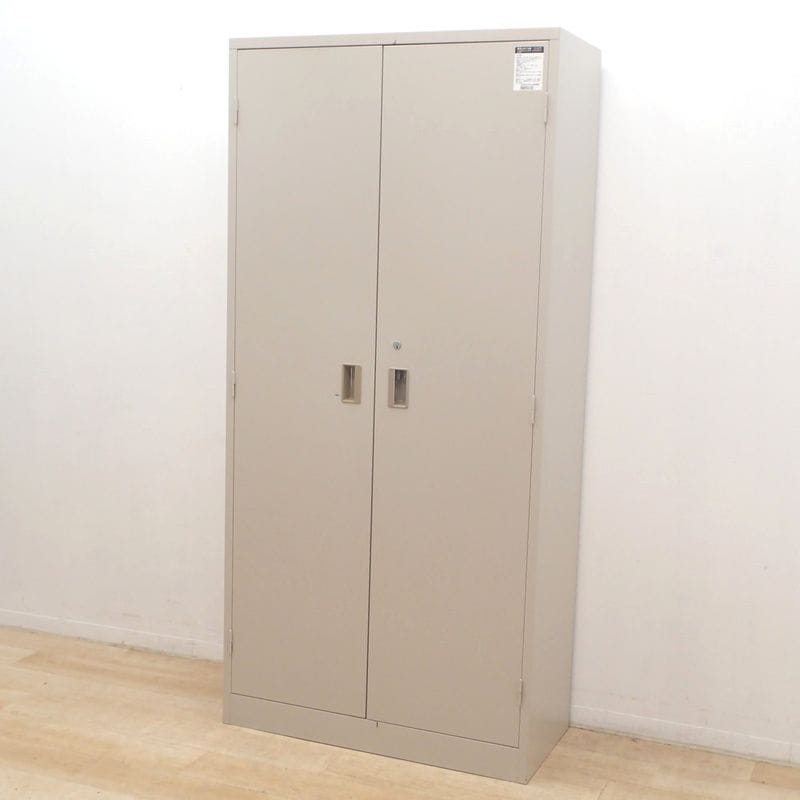 Ceha チェハ ハイキャビネット スライド書庫 蛇腹式 ホワイト 両開き