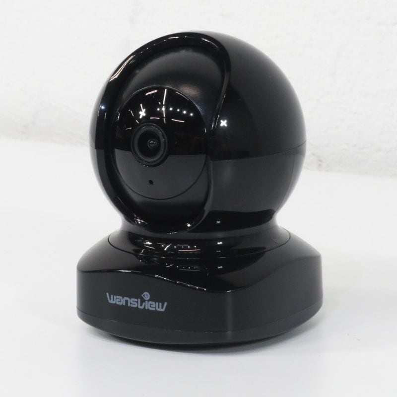 Wansview Q5 Webカメラ ブラック ネットワークカメラ ワイヤレス屋内防犯カメラ ベイビーモニター 中古 AG19646 配送サイズ80