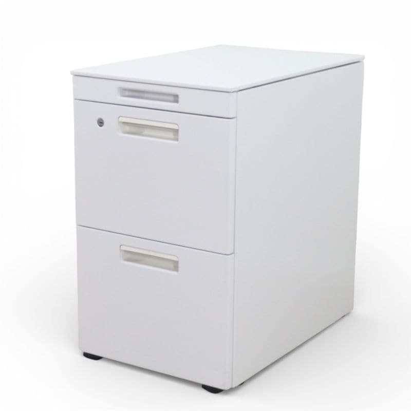 【訳有】コクヨ 3段デスクワゴン GT  SD-GTZ46T3 SAW ホワイト　サイドキャビネット YH18072-1 中古オフィス家具 配送サイズ180