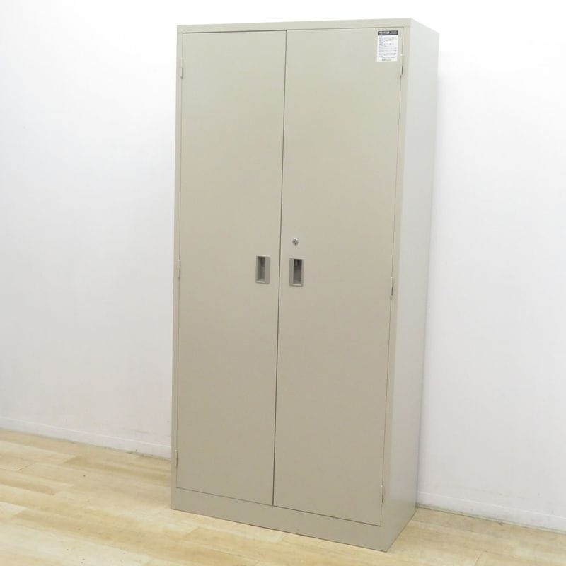 コクヨ SH-370F1NE 両開き書庫 ニューグレー W880 D400 H1850 ハイキャビネット 4段棚 鍵無し 中古 KK19655 配送サイズ350