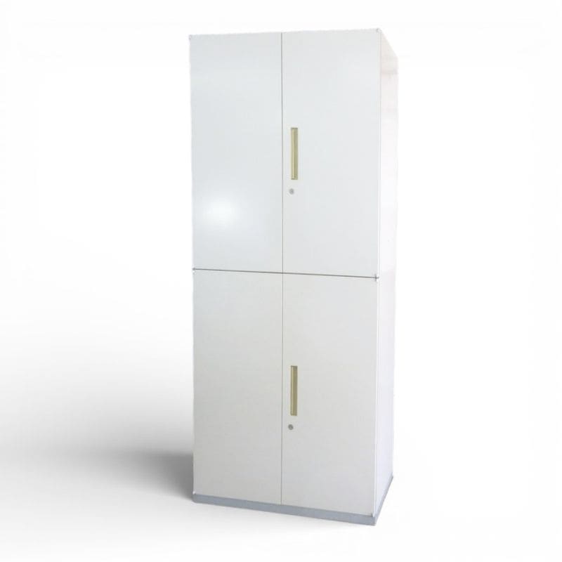 イナバ 上下書庫 11‐9045 ニューグレー 中古オフィス家具 収納庫 書類棚 YH19612 配送サイズ300×2