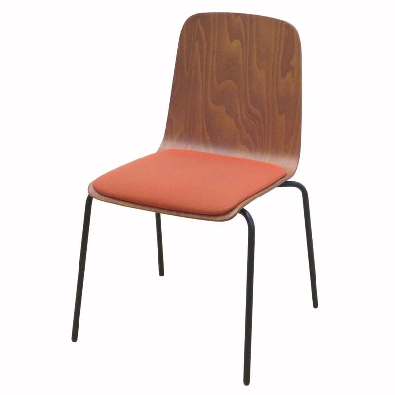 モッドエレナ ミーティングチェア ホワイト スタッキング 肘無し 中古