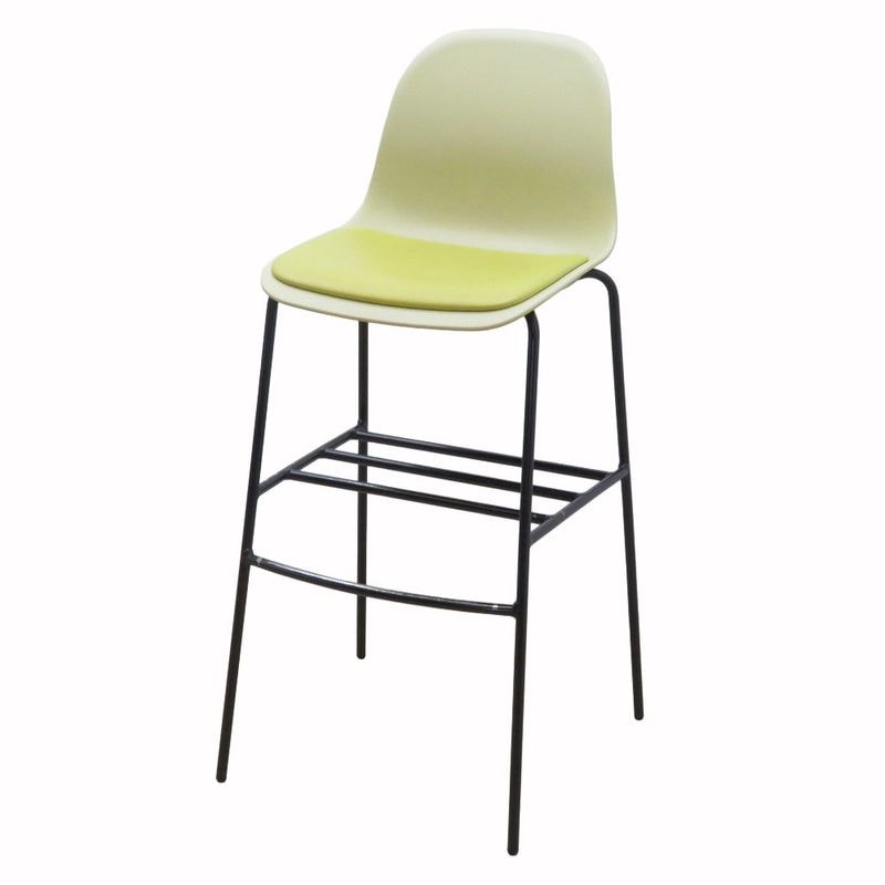 イトーキ ニーノ ハイスツール KLU-203DR-T1U5 グリーン カウンターチェア EG19678 中古 配送サイズ220