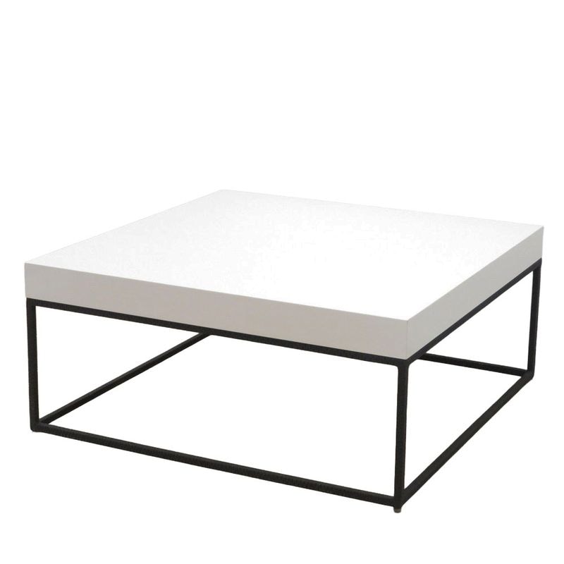 ローテーブル ホワイト W900 D900 H400 センターテーブル 正方形 ミッドセンチュリー モダン ダイニングテーブル KK19752 中古 配送サイズ240